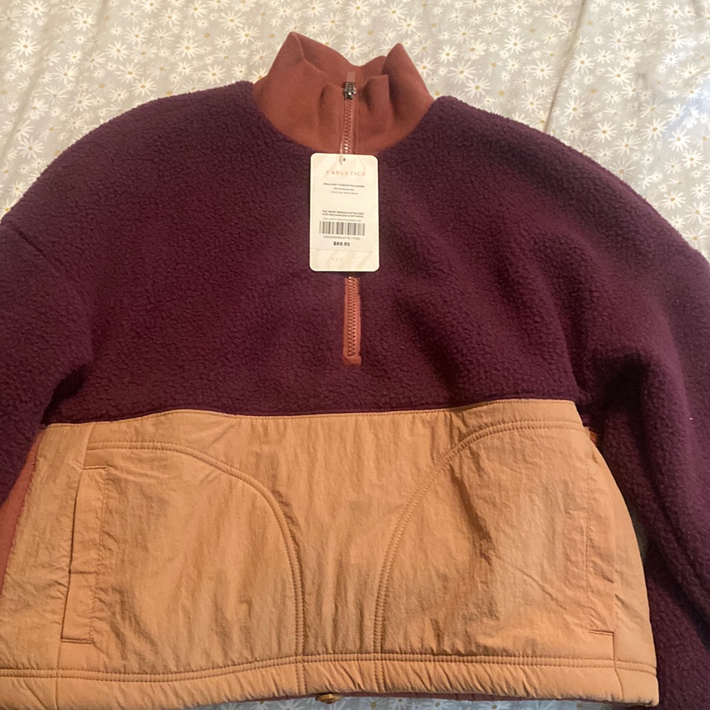 Fabletics Half Zip - Pink